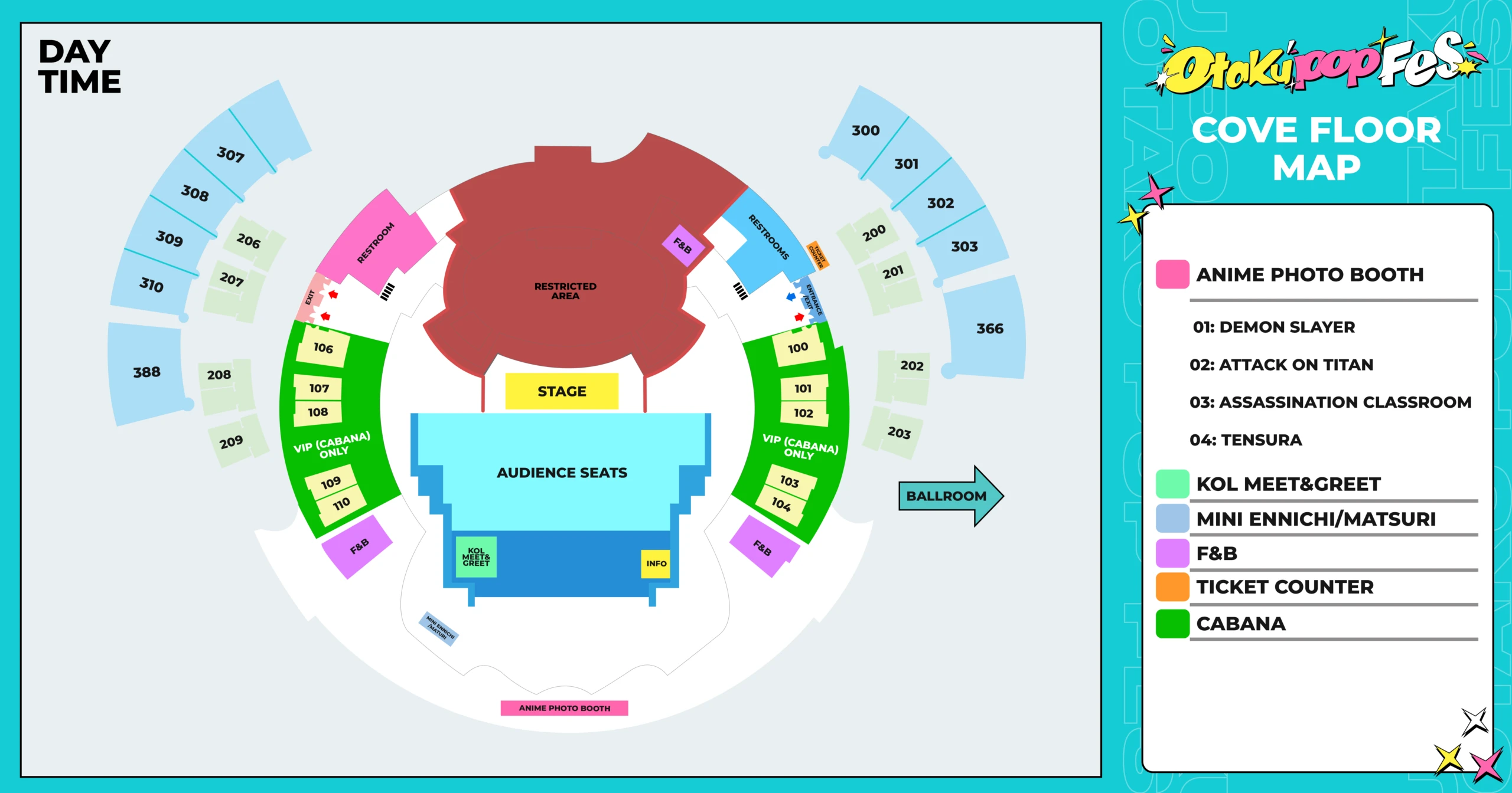 OPF Cove Manila - Day Time Map